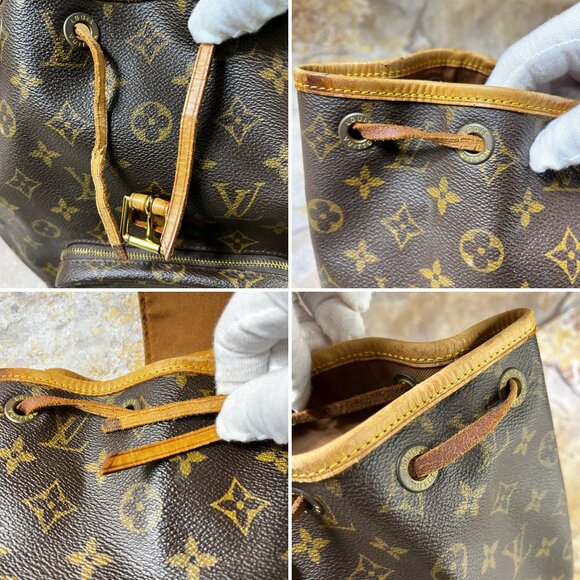 Louis Vuitton Montsouris MM Monogram Canvas Backpack Brown M51137 - Picture 10 of 13